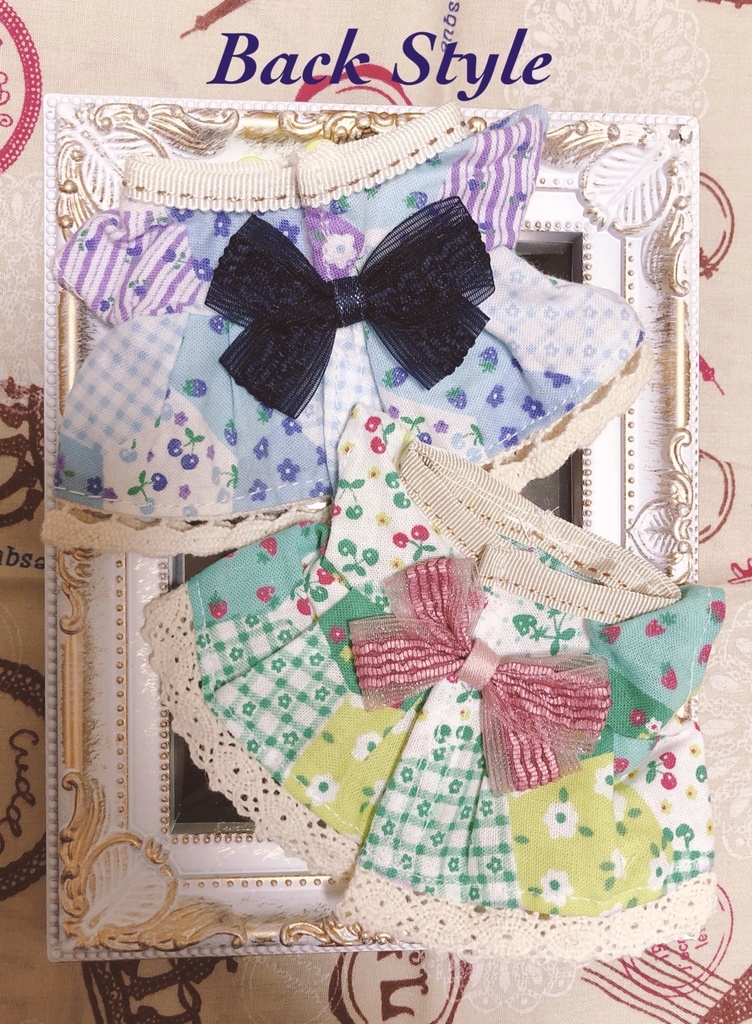 ぬいぐるみ用カラフルワンピース