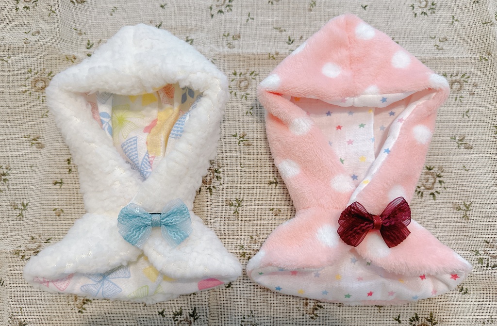 ぬいぐるみ用ケープ(天使のはね付き)