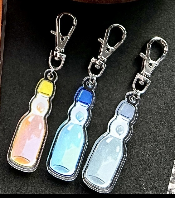 ラムネでかんぱい!クリップ&アクキーセット