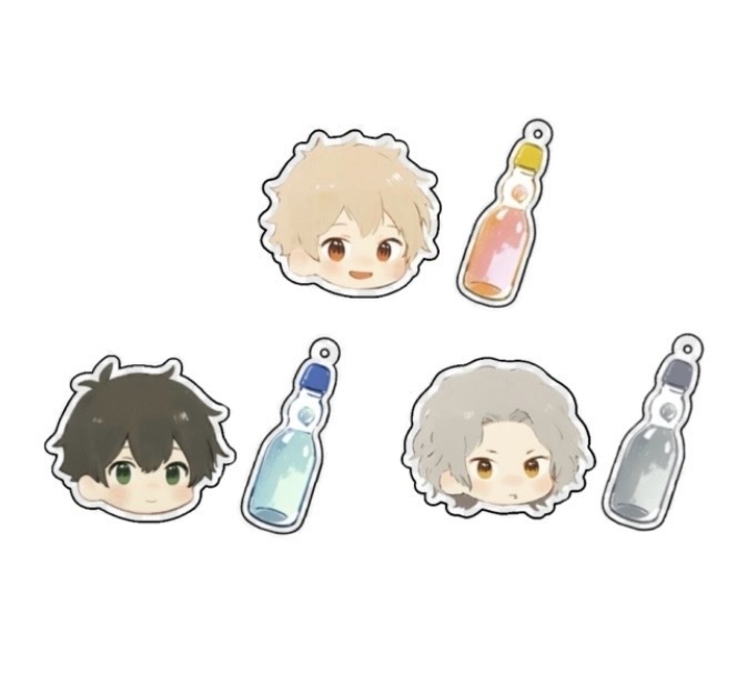 ラムネでかんぱい!クリップ&アクキーセット