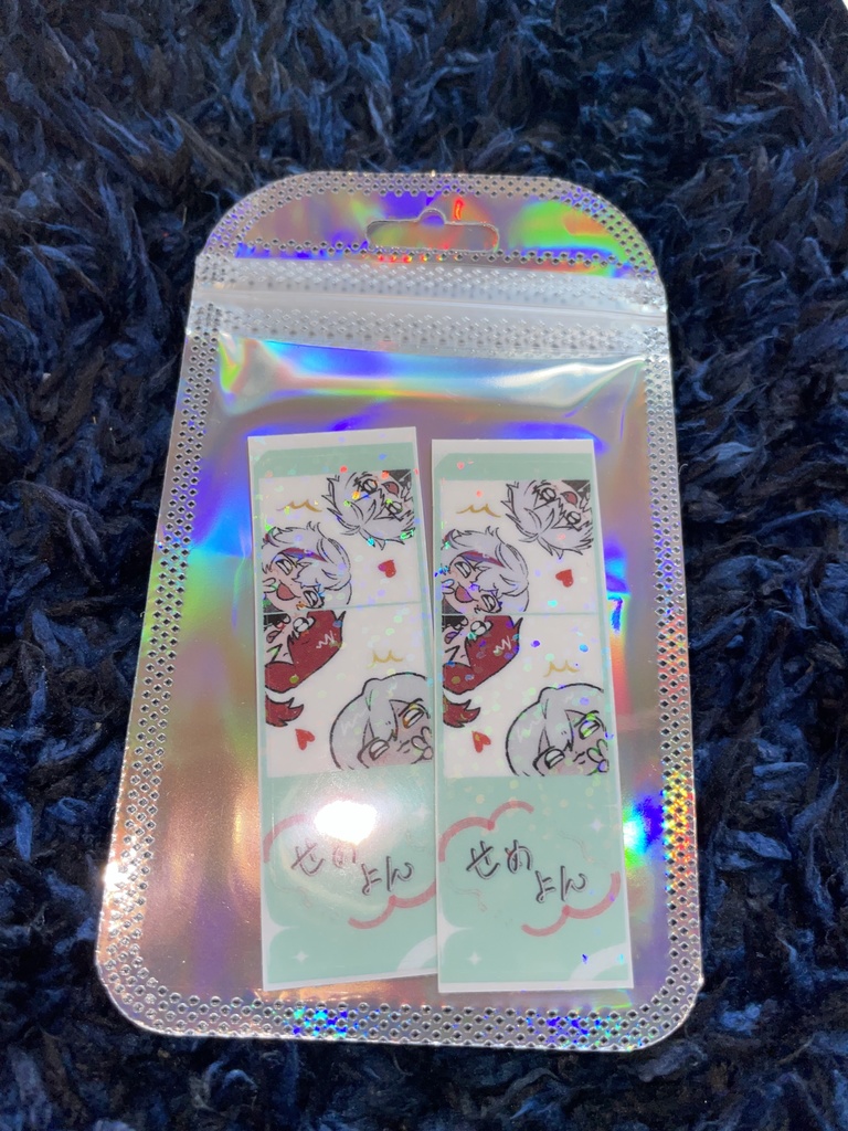 せめよん 透明シール