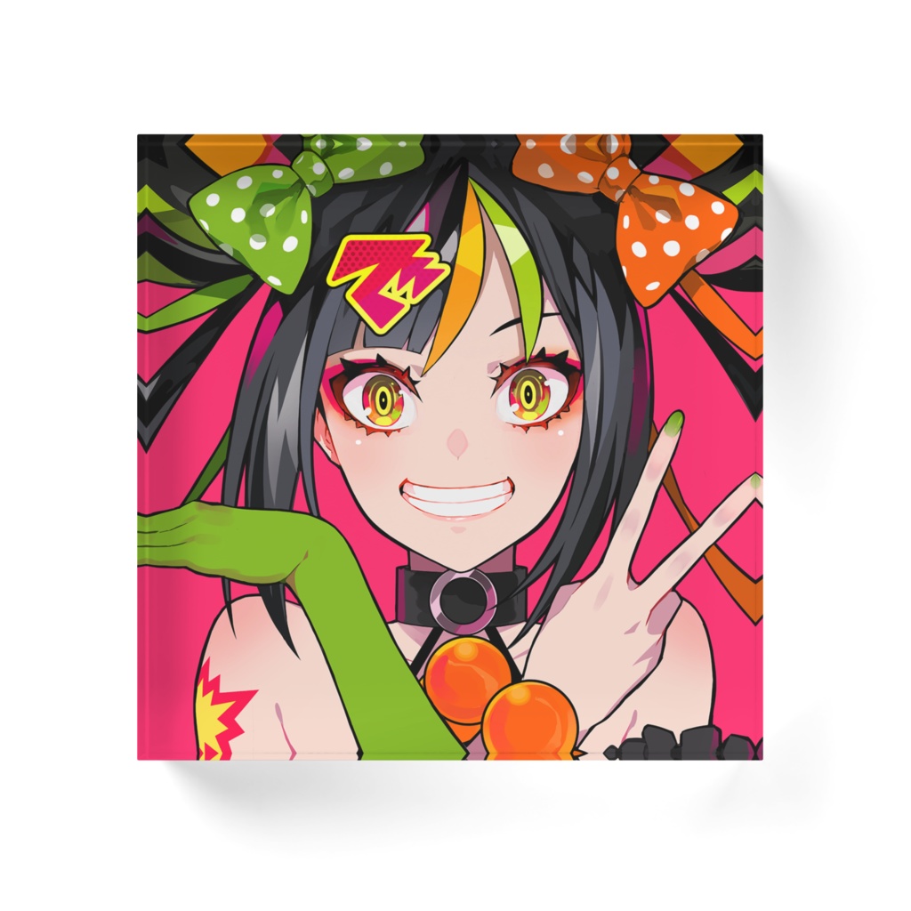 爆運娘Amy でポーズver. アクリルブロック