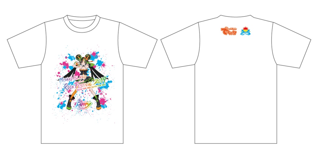 Amy でちゃう コラボ Tシャツ 宮古島ロックフェスティバル19ver 爆運娘amy 公式boothショップ Booth