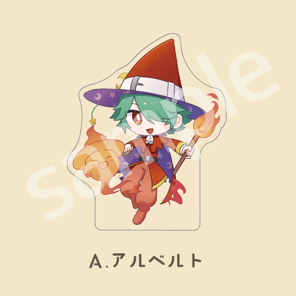 まほつかアクリルブロック