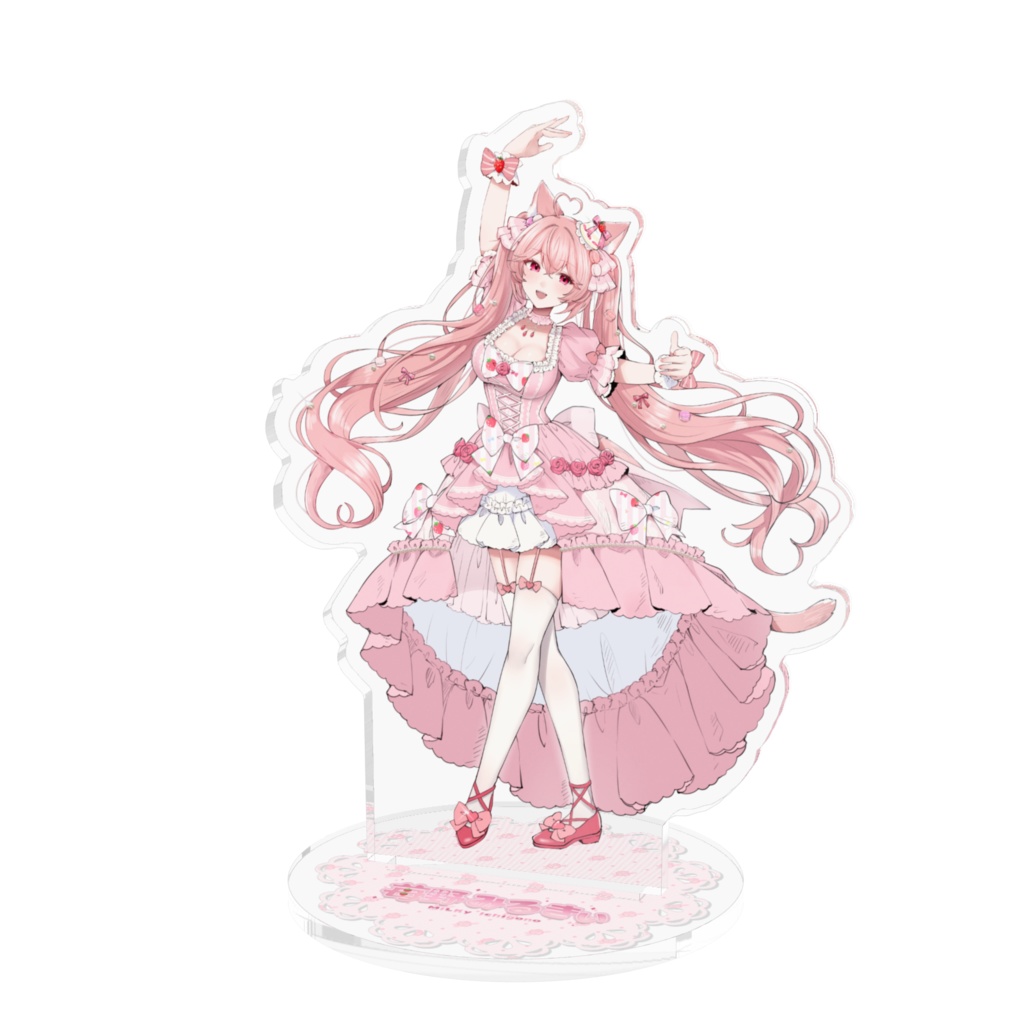 苺野みるきぃ🍓デビューコレクション🥛の初アクスタが誕生🎂🩷
