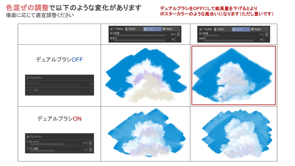 アナログ風ブラシセット 【ブラシツール16本 + 色混ぜツール1本 計17本セット】(クリスタ専用)