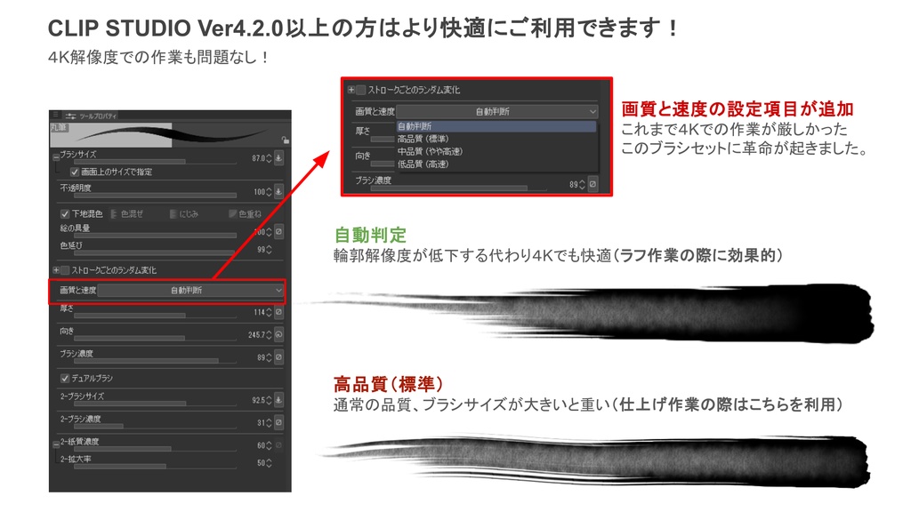 【今後追加される全ブラシ無料パック】アナログ風ブラシセット (クリスタ専用)