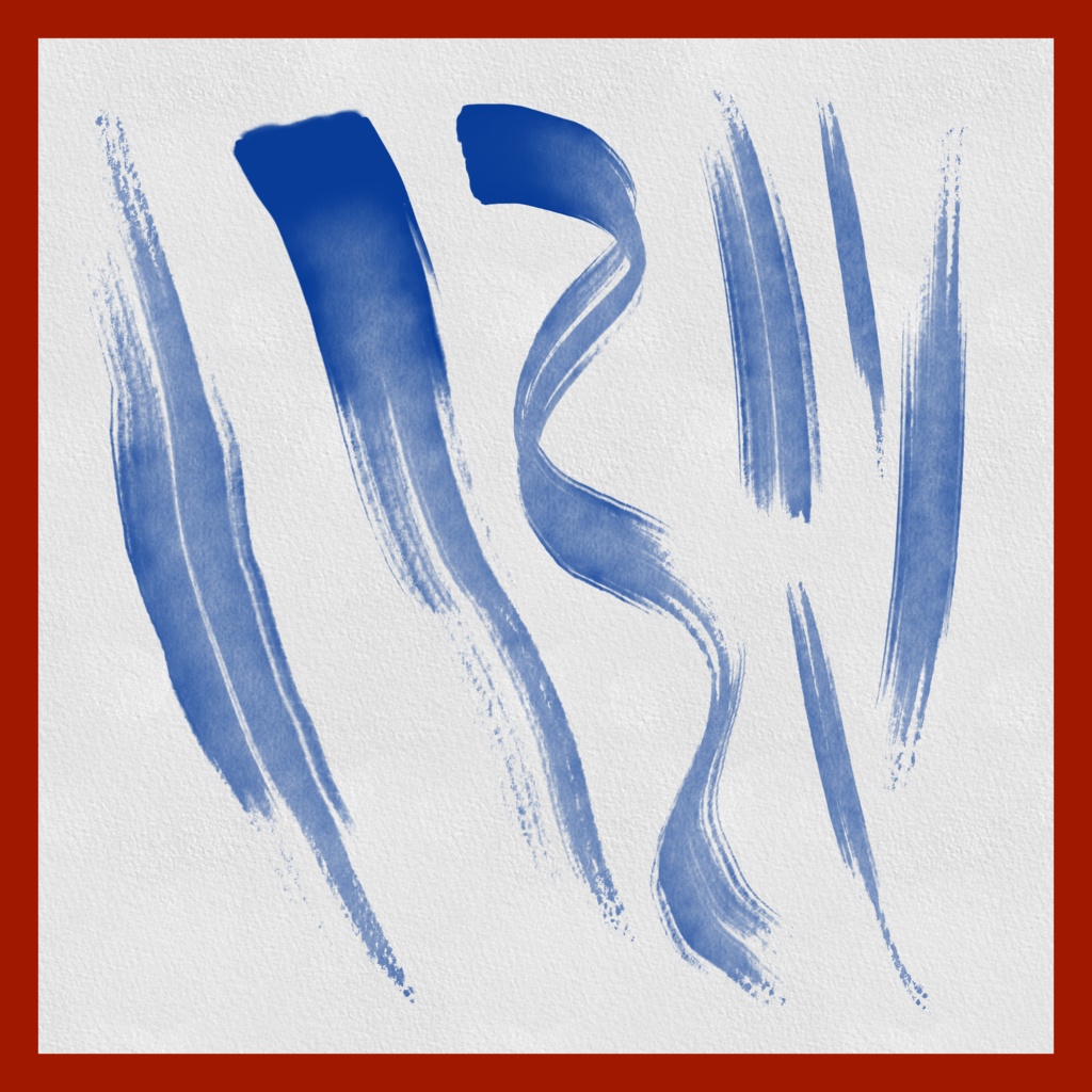 《単品》アナログ風ブラシ【荒平筆】クリスタ専用