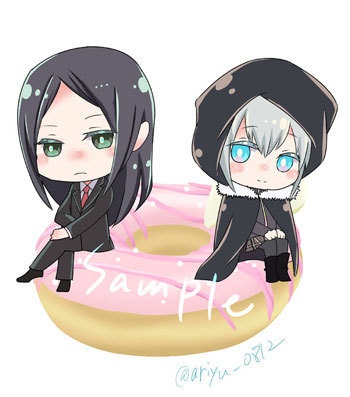 Ⅱ世＆グレイ・アクリルキーホルダー