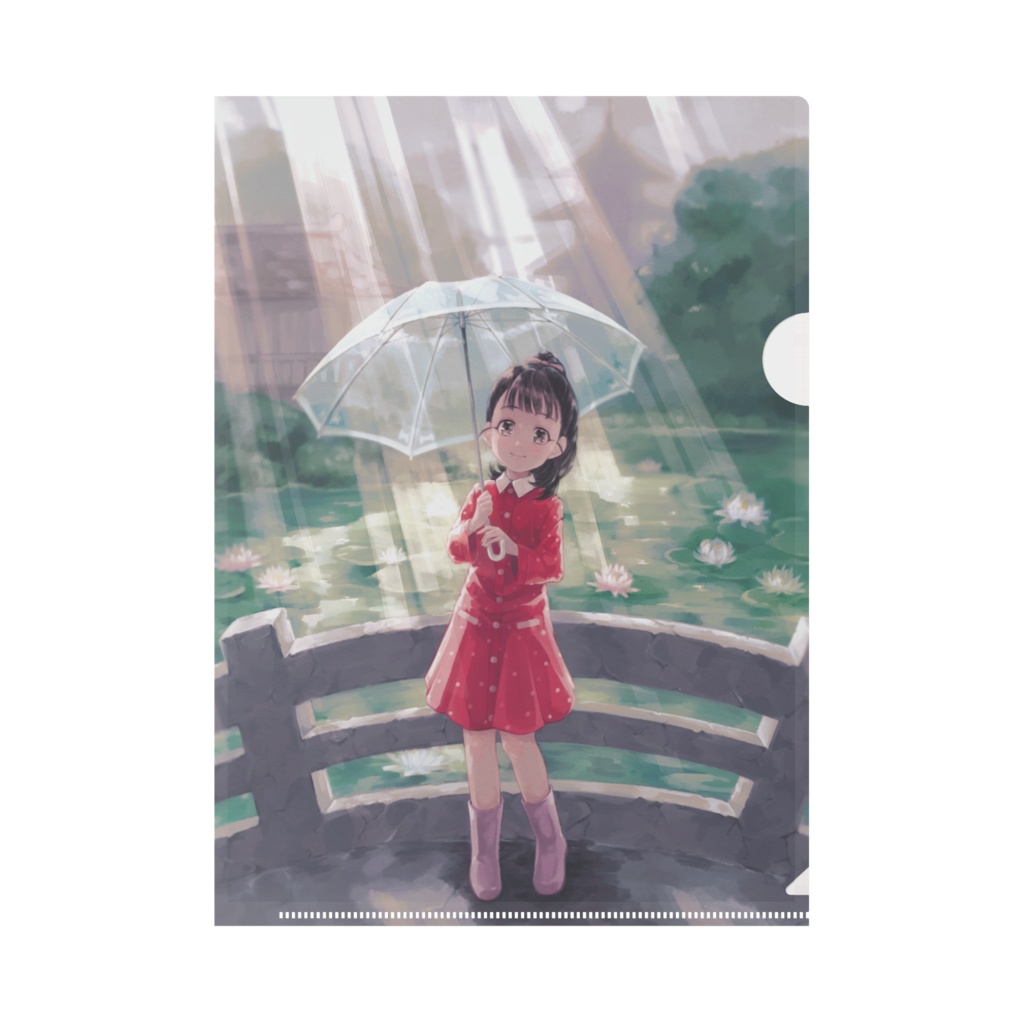 福山舞クリアファイル（艶めく京の町）