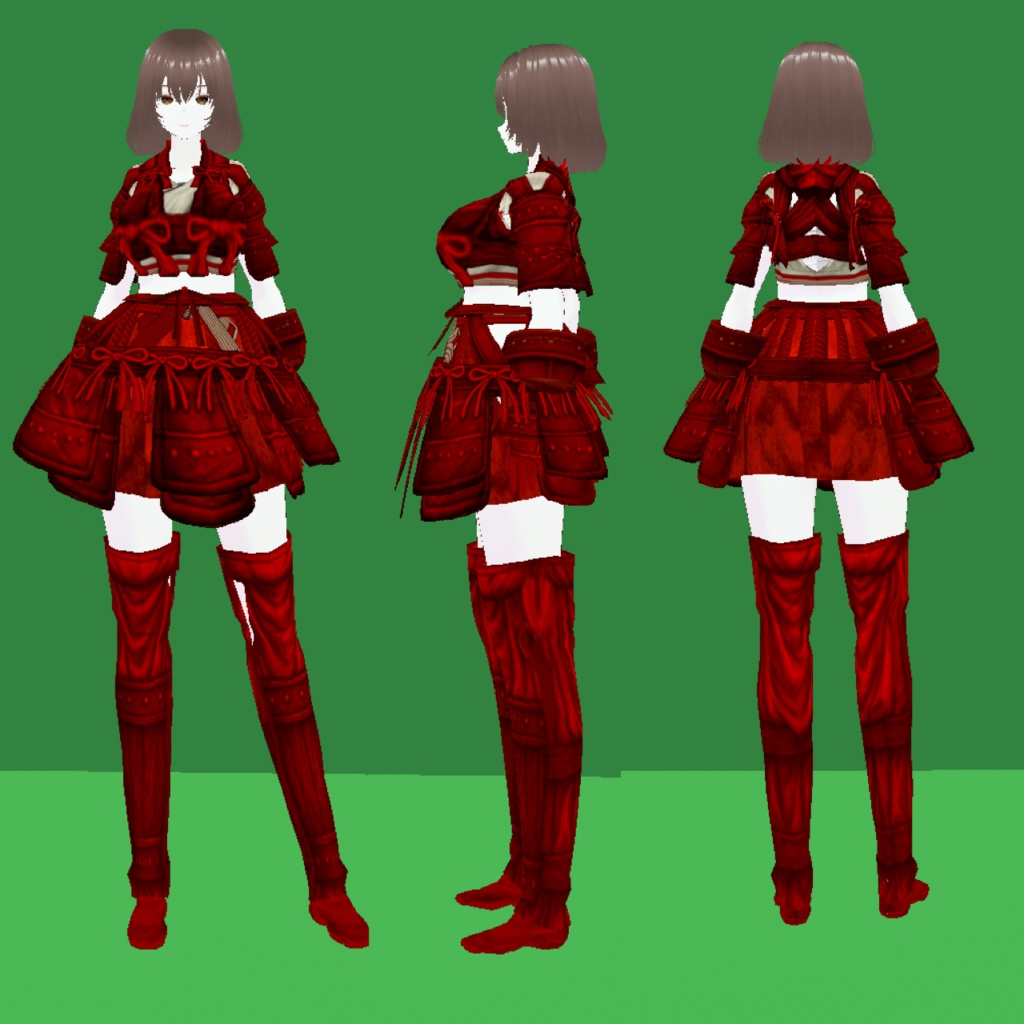  [オリジナル3Dモデル "椿"衣装2種セット]