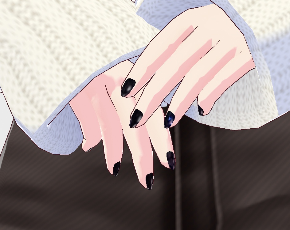 【無料】レンズ越しの景色ネイル【VRoidテクスチャ】