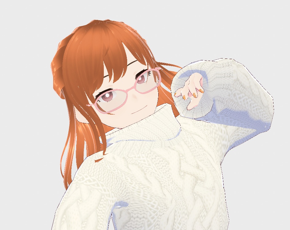 【無料】レンズ越しの景色ネイル【VRoidテクスチャ】