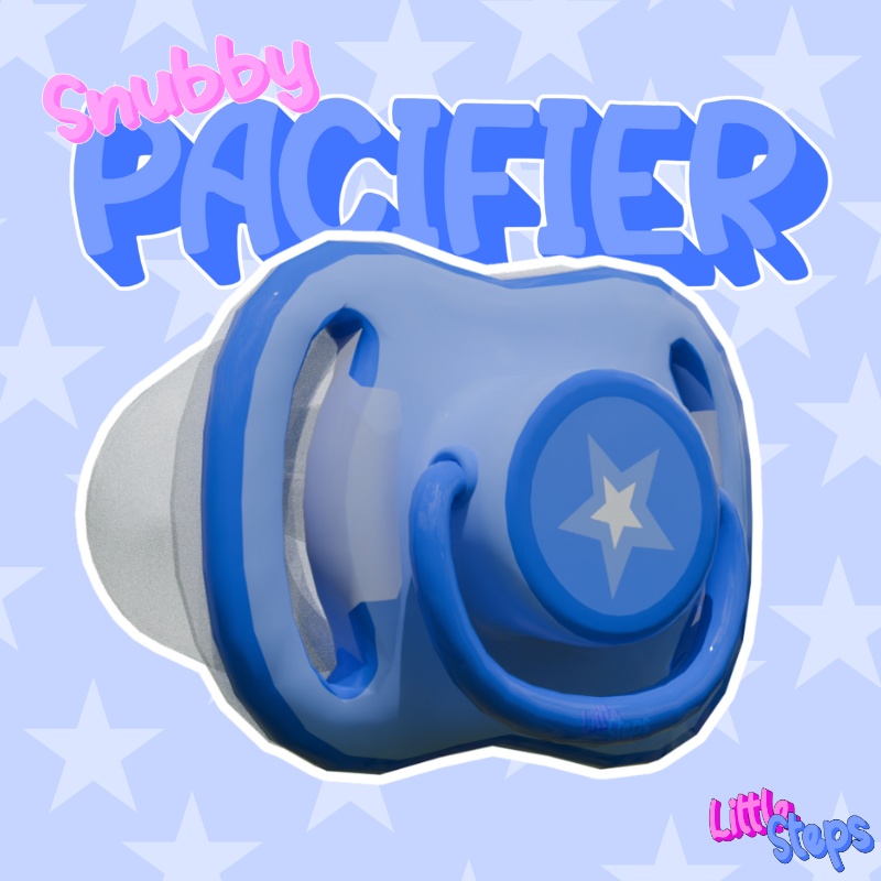 Snubby's Little Steps Pacifier (Blender/VRChat/Resonite)