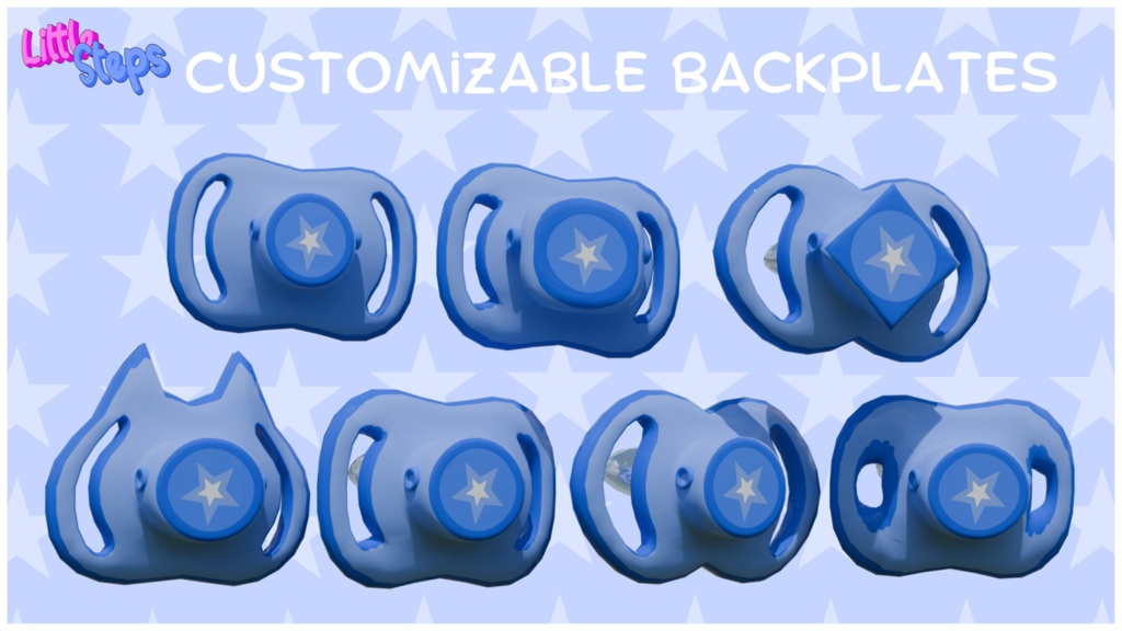Snubby's Little Steps Pacifier (Blender/VRChat/Resonite)