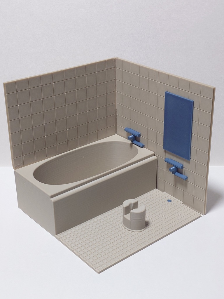 1/12バスルーム(マルチカラー3DプリントVer)