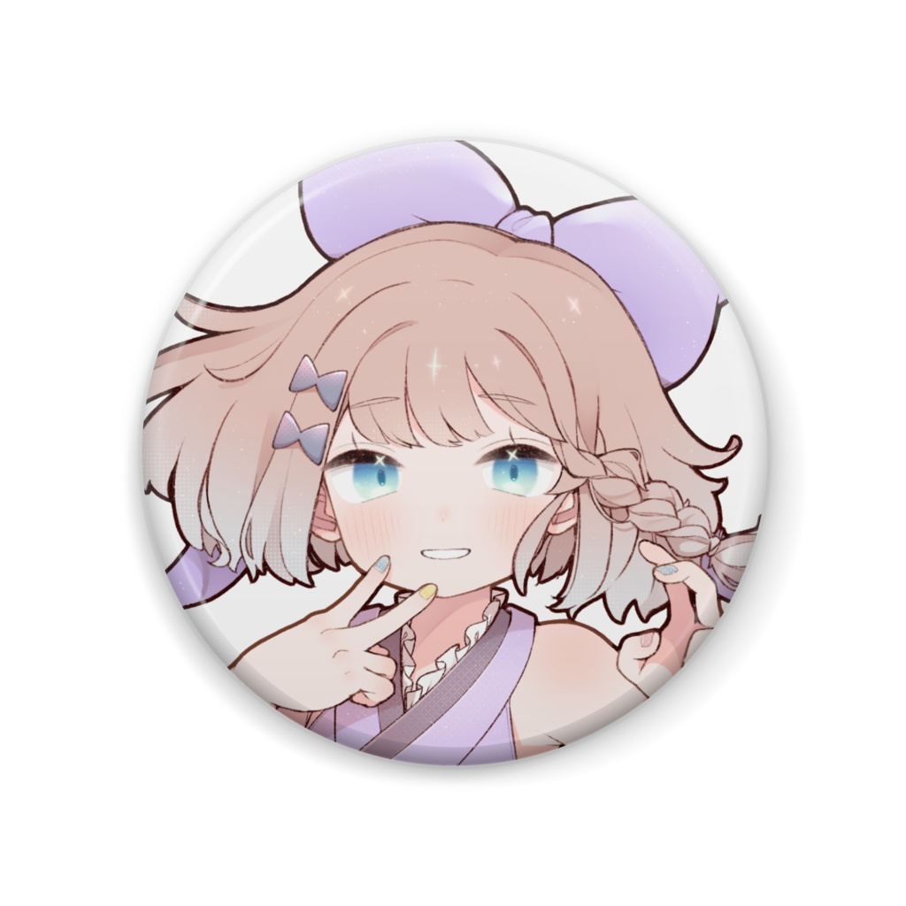 高細工さとり2周年記念缶バッジ