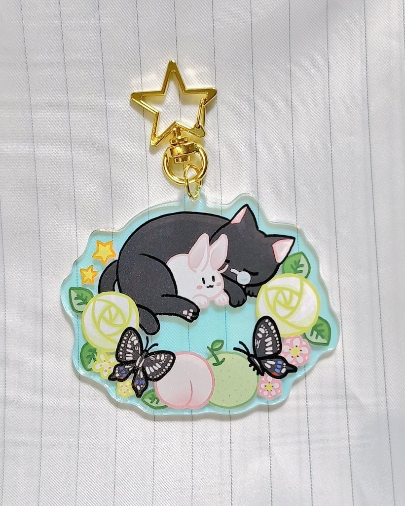 岡鳥風アクリルキーホルダー