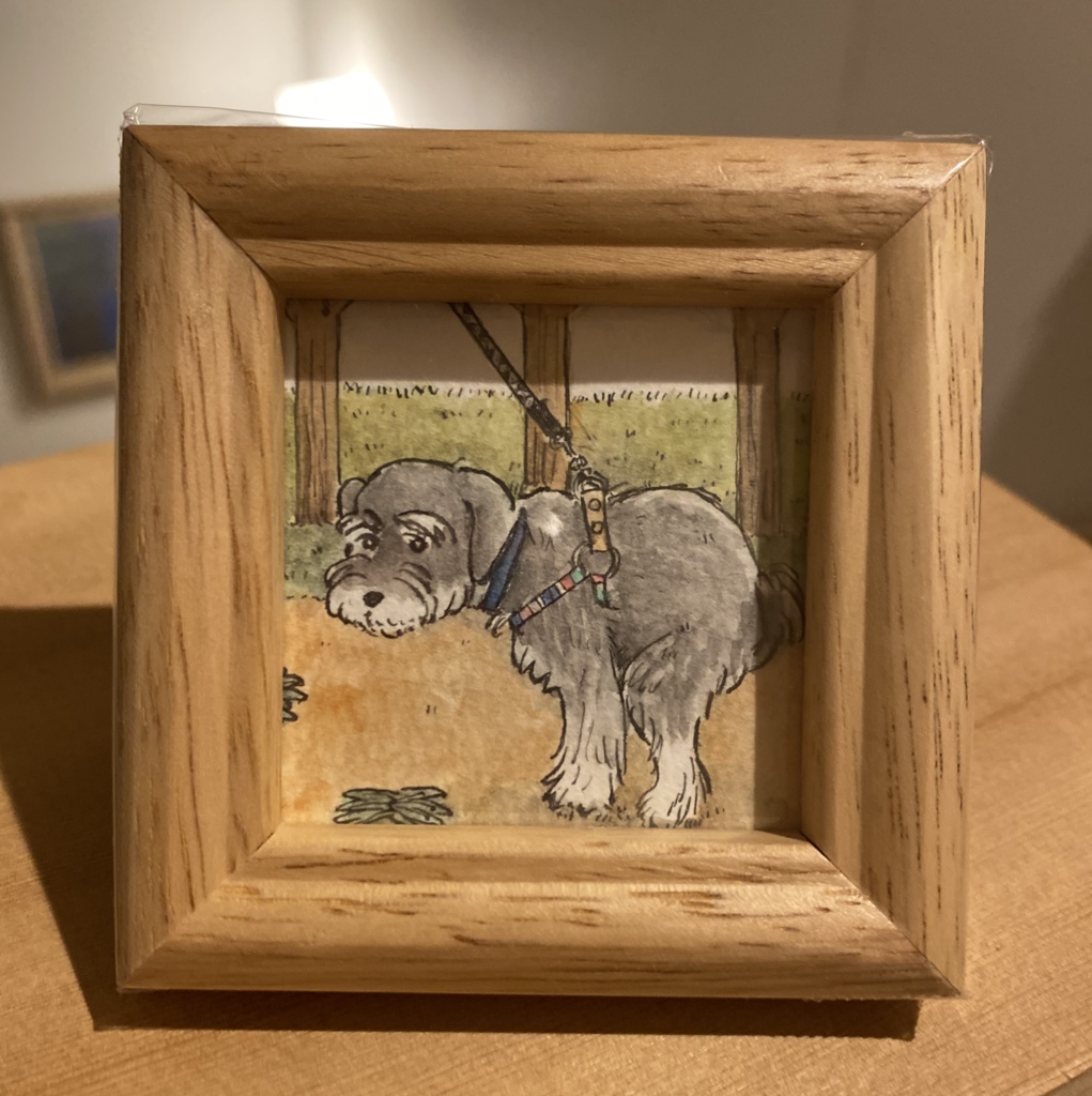 ふんばり犬ミニ原画