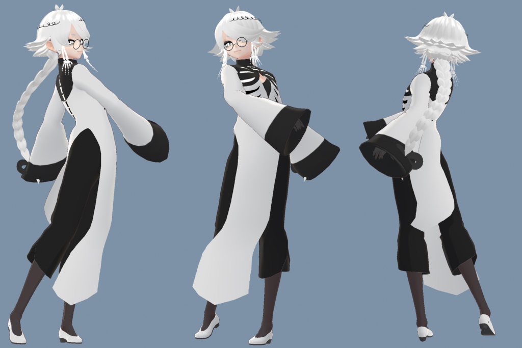 【オリジナル3Dモデル】むくろ #ぴちかーとの