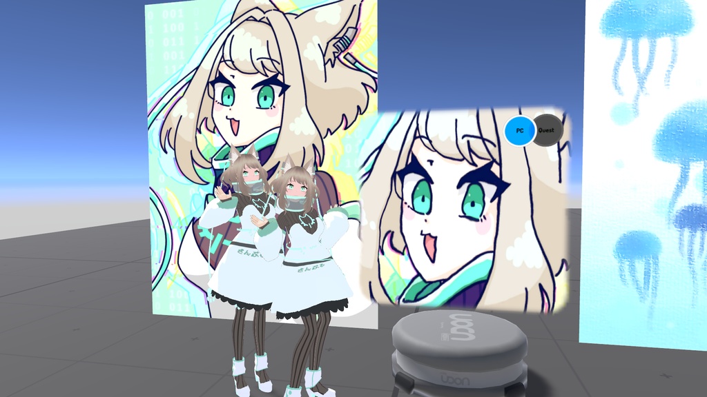 【オリジナル3Dモデル】にぃな #ぴちかーとの