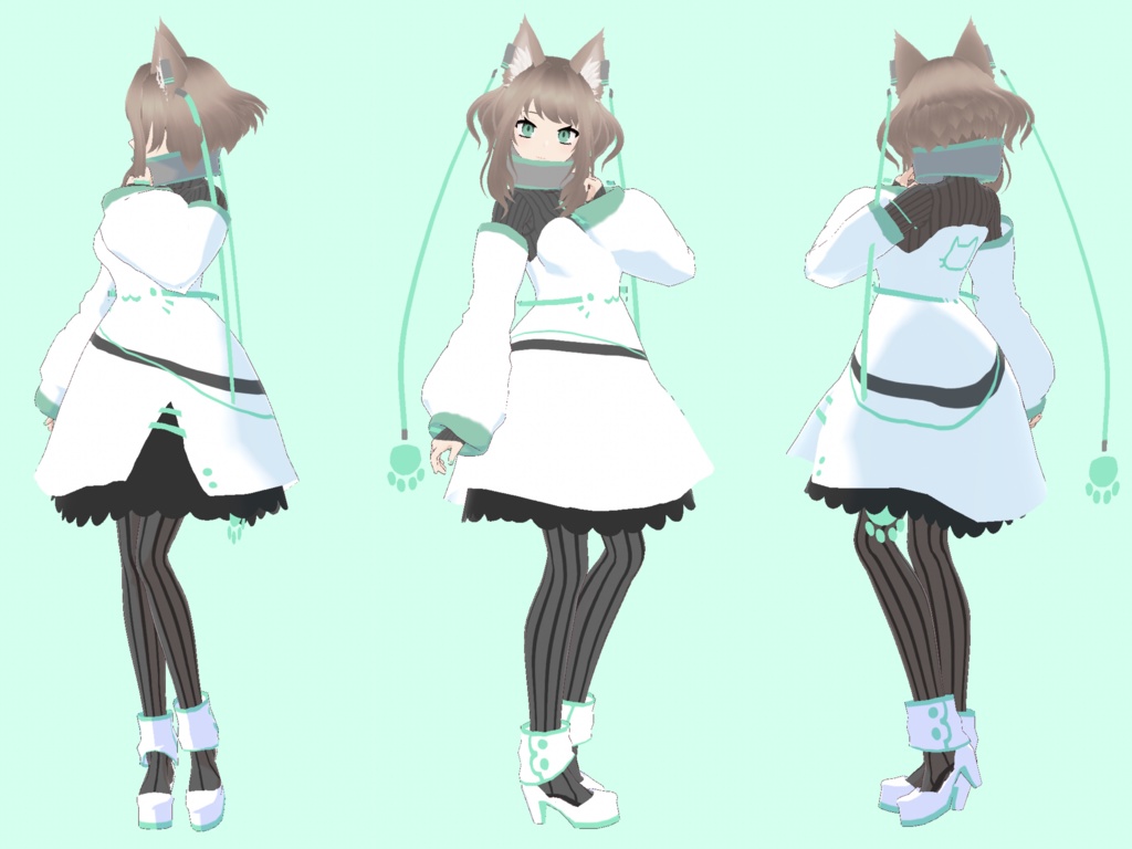 【オリジナル3Dモデル】にぃな #ぴちかーとの