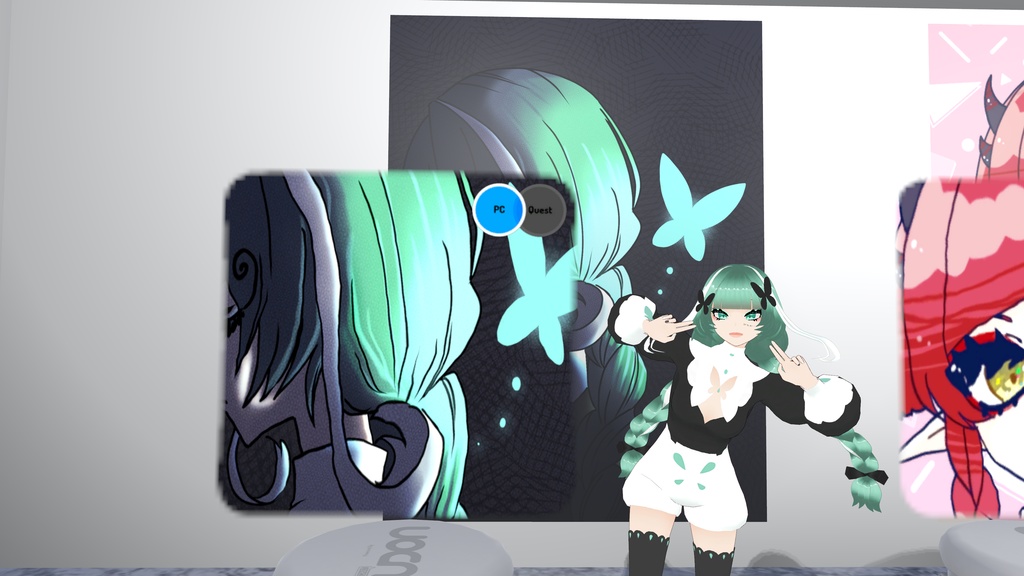 (無料)【オリジナル3Dモデル】るるい #ぴちかーとの