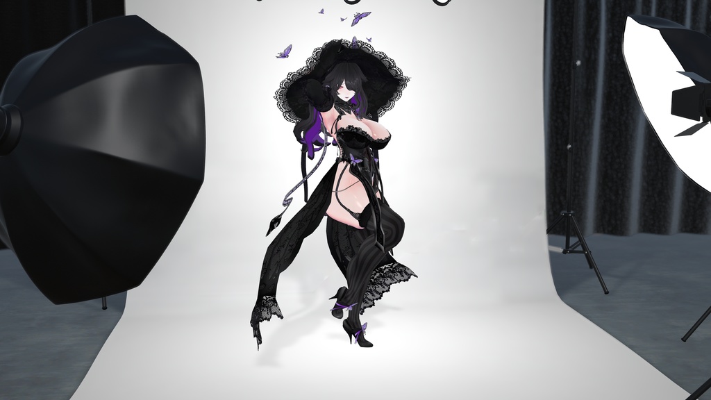 【Vivian - ヴィヴィアン -】たてしまソックステクスチャ