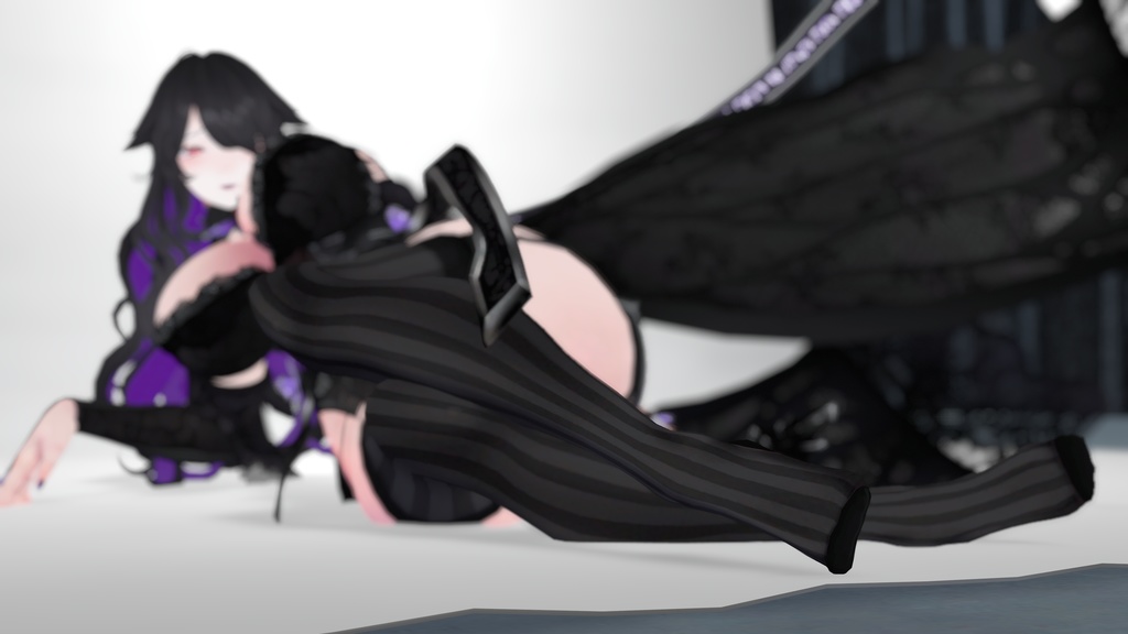 【Vivian - ヴィヴィアン -】たてしまソックステクスチャ