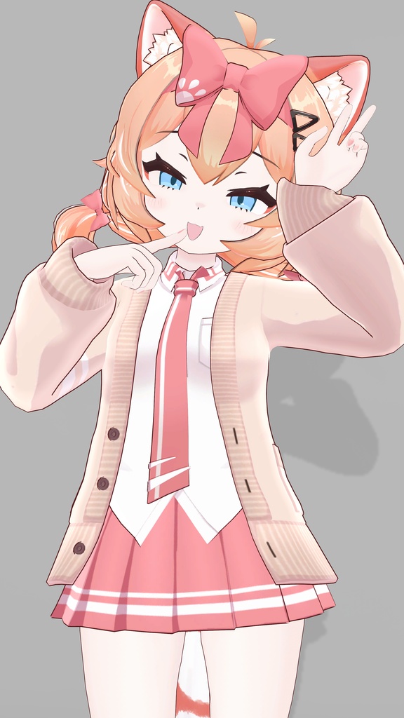 半額セール!【山月マウ対応】猫パンチ!アイ テクスチャ+アニメーション付