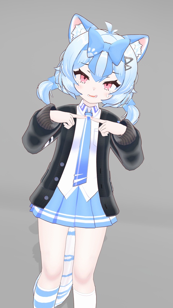 半額セール!【山月マウ対応】猫パンチ!アイ テクスチャ+アニメーション付