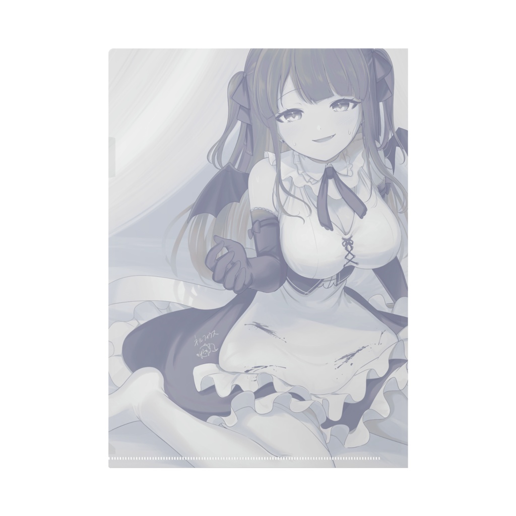 ネルフォウス白のクリアファイル