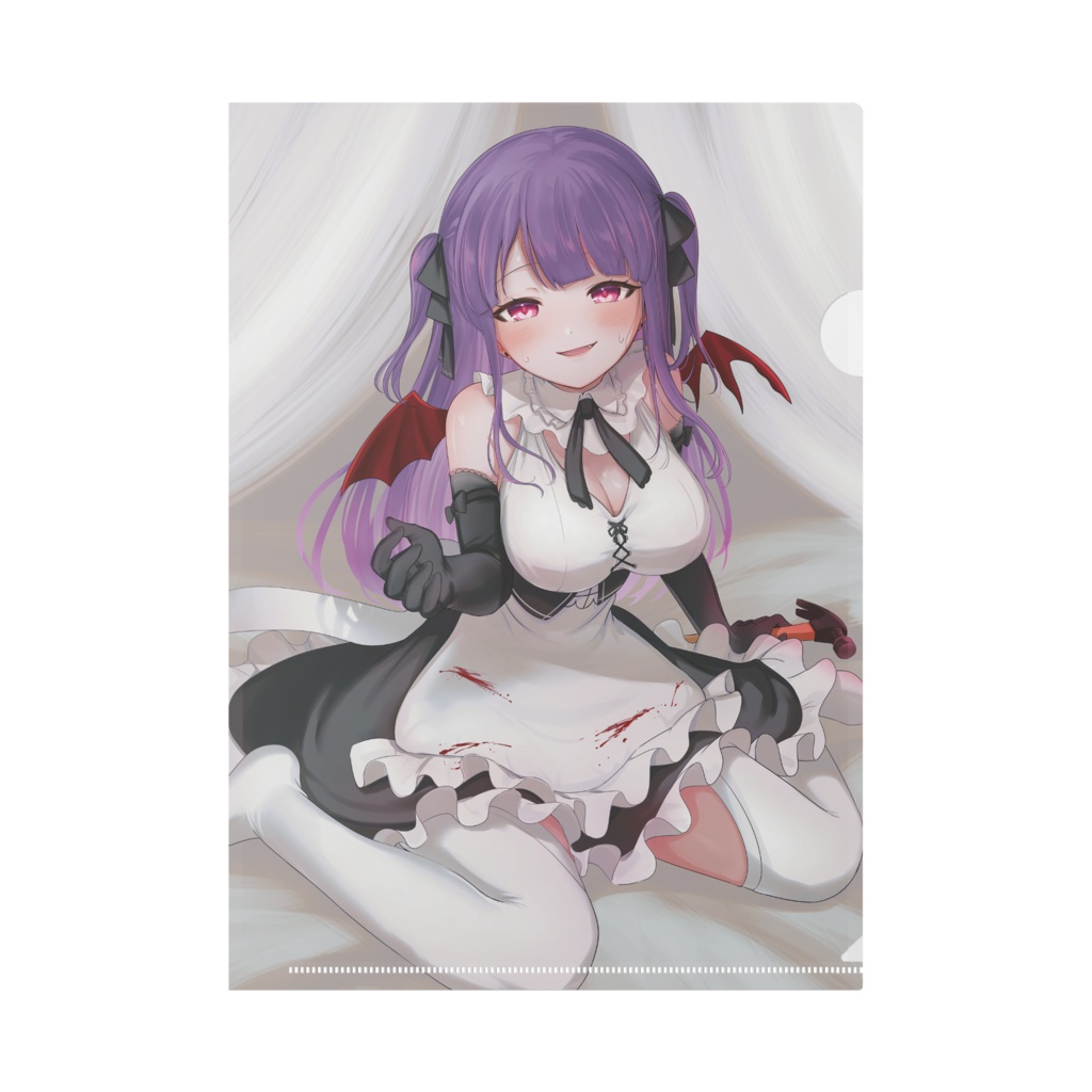 ネルフォウス白のクリアファイル