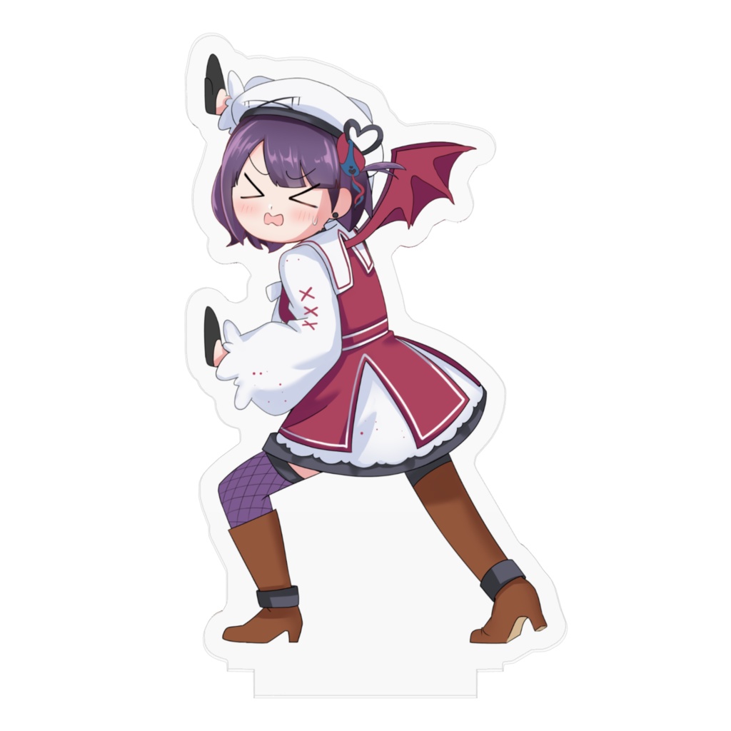 ネルフォウス赤アクリルフィギュア