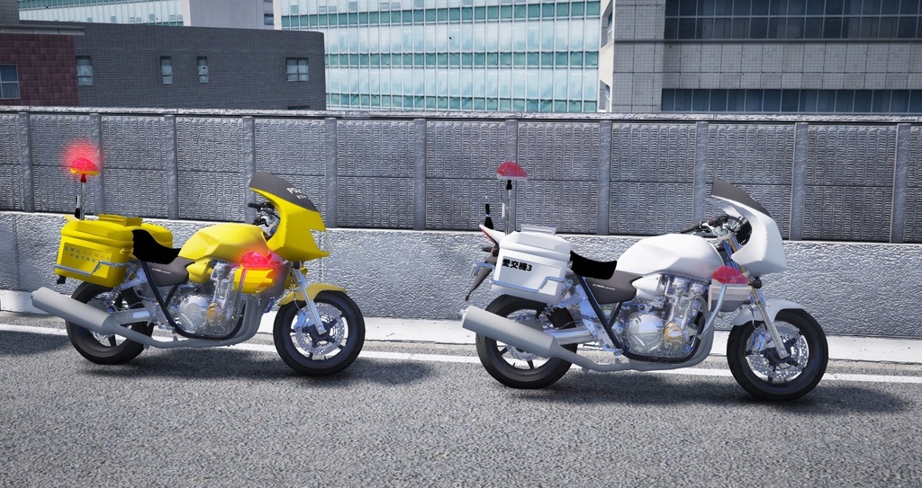 CB(1300p)白バイセット