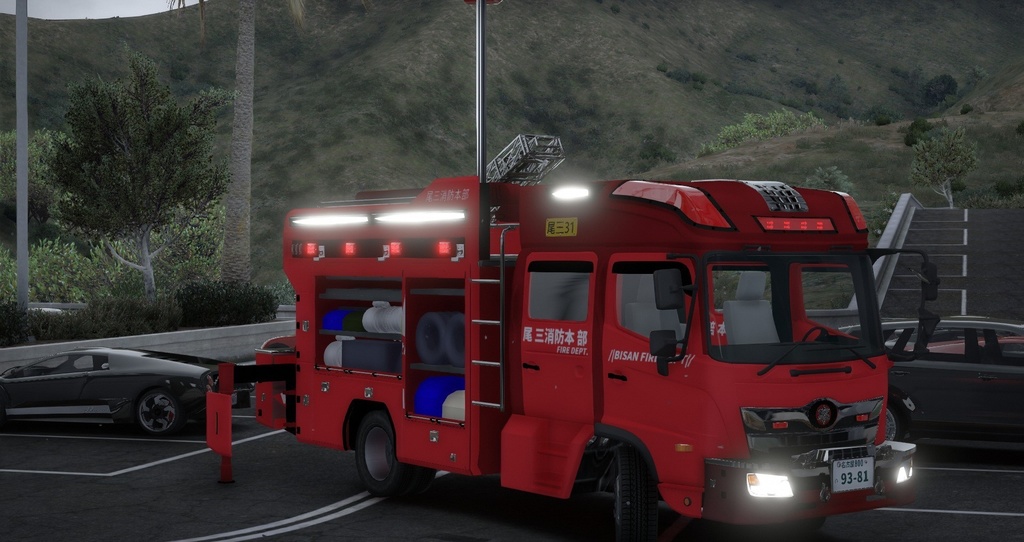 HINO レンジャー 救助工作車