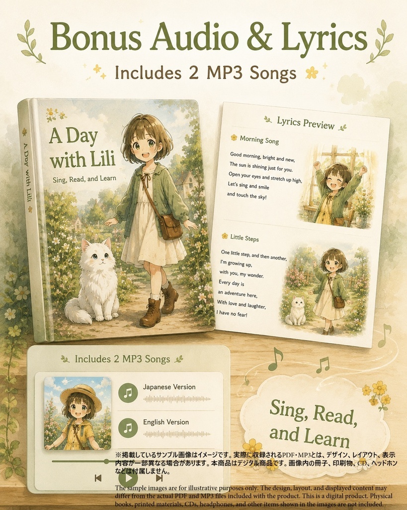 From Good Morning to Good Night — Japanese-English Bilingual Learning Picture Book 『おはようから おやすみまで』バイリンガル教材絵本