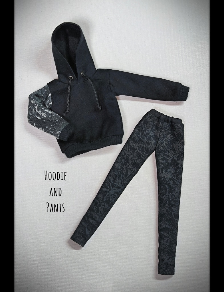 【永夜刻痕】FOODIE and PANTS - Black set