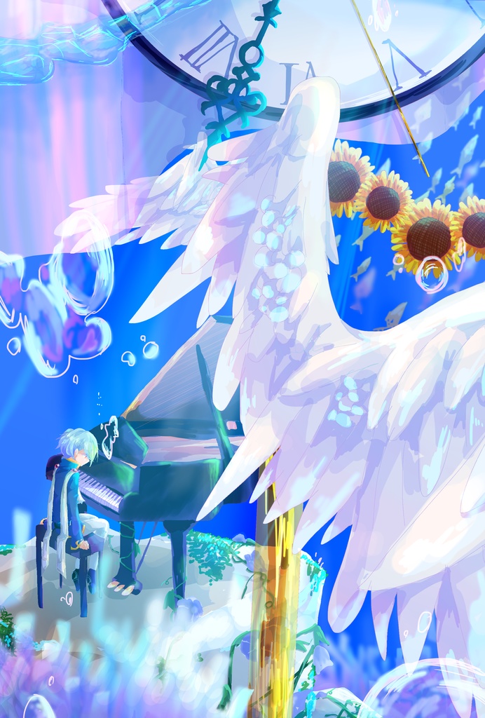 海の中ポストカード