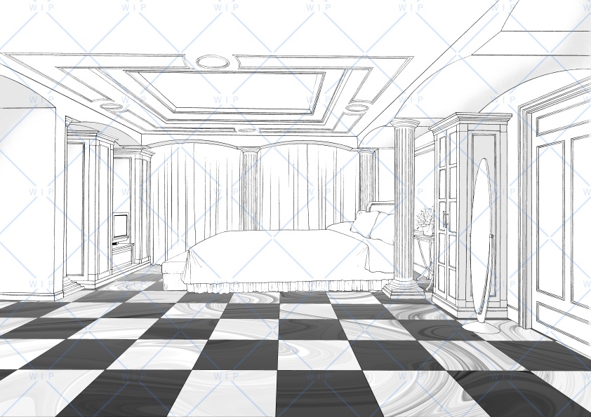 リビングルーム06(ベットルームに変更可能)