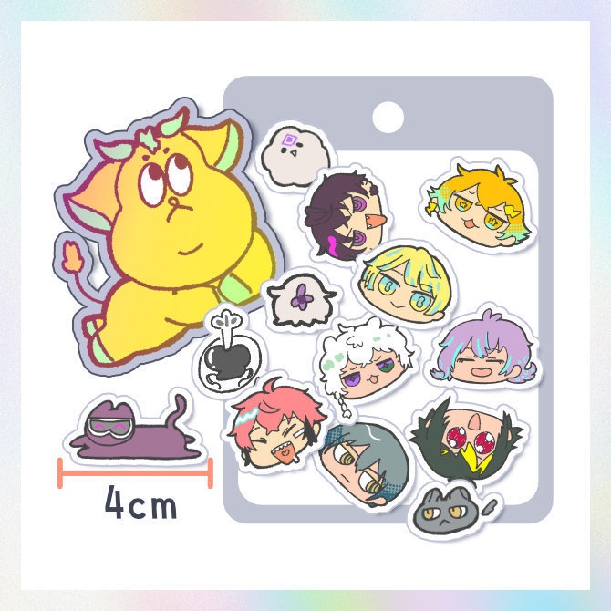 【非公式】MECHATU-A　フレークシールセット