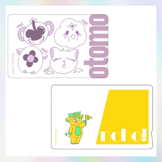 【非公式】MECHATU-A　おともICカードステッカーセット