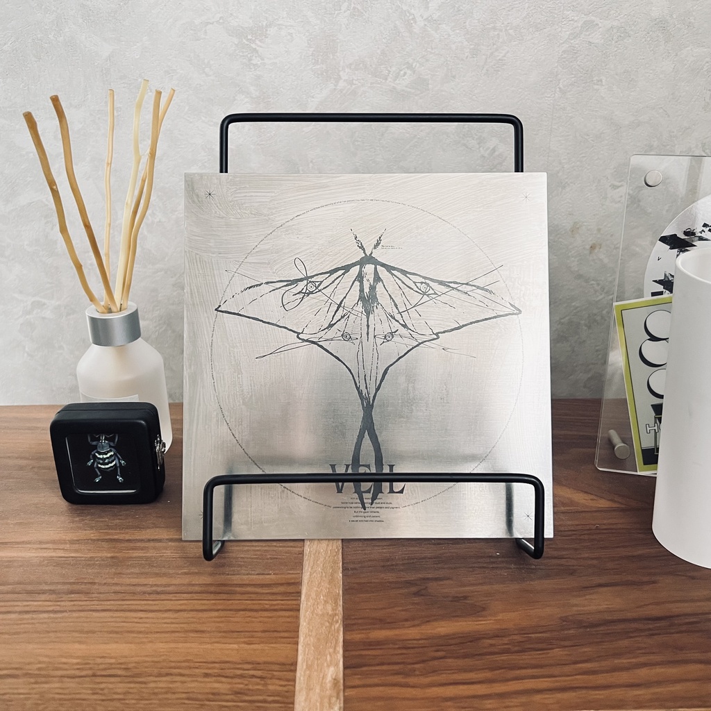 「VEIL 」METAL ART PLATE (STAINLESS MODEL)