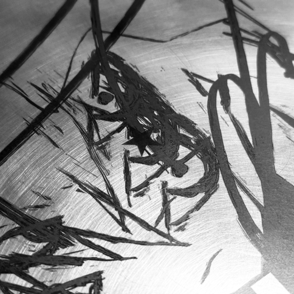 「HOPE」METAL ART PLATE (STAINLESS MODEL)