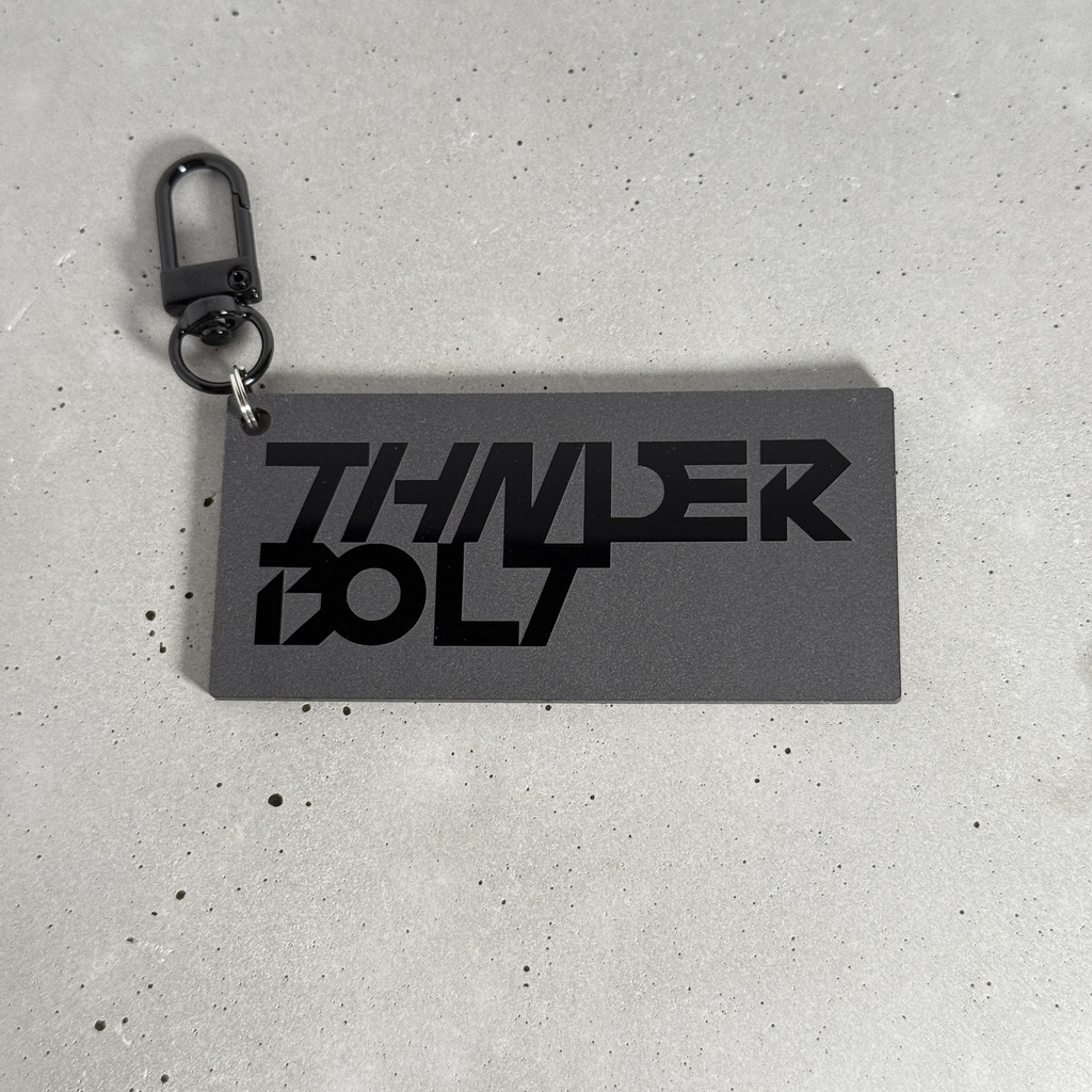 THUNDER BOLT ACRYLIC KEY CHARM