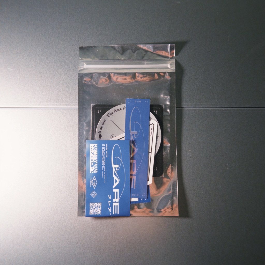 FLARE STICKER SET 5pcs