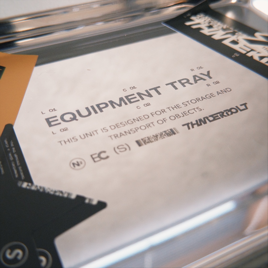 EQUIPMENT TRAY DECO