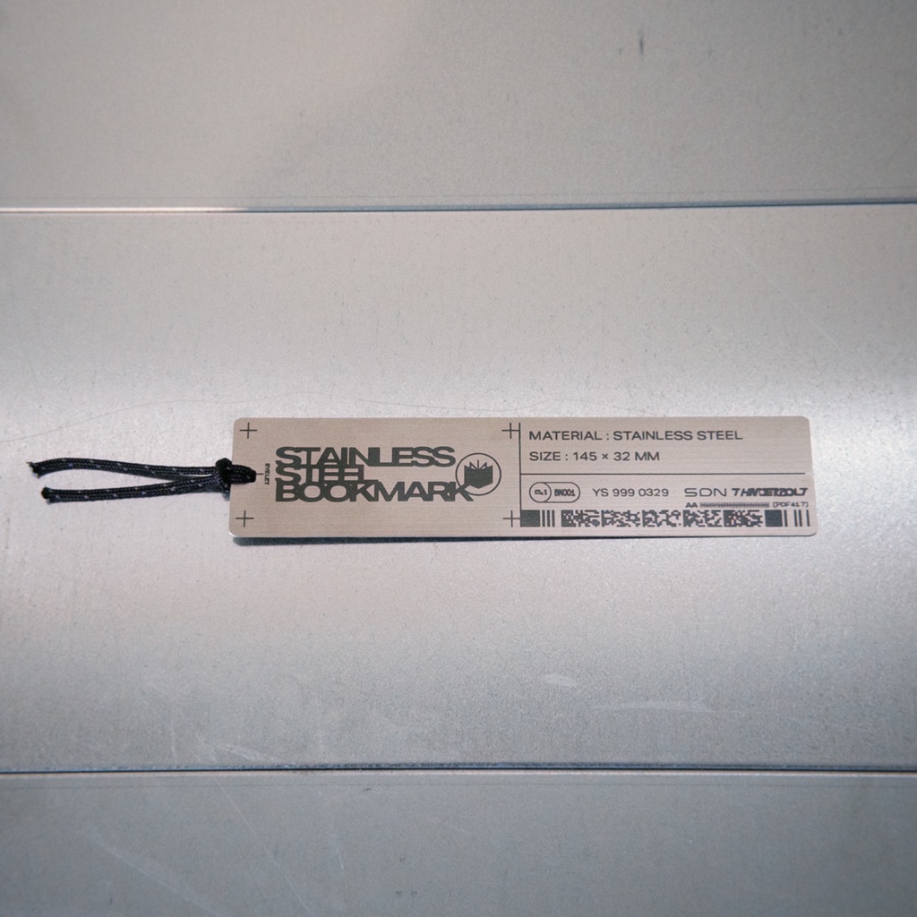 STAINLESS STEEL BOOKMARK