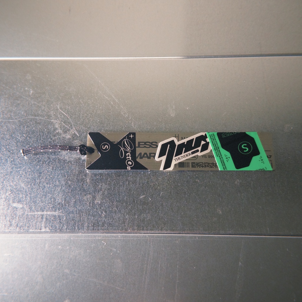 STAINLESS STEEL BOOKMARK DECO