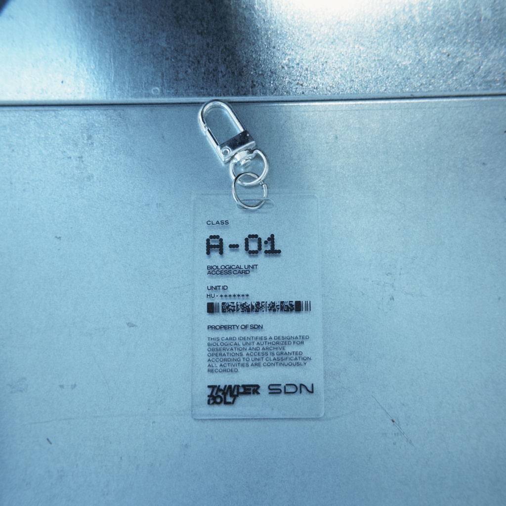 ACLYLIC ACCESS CARD (CLEAR)